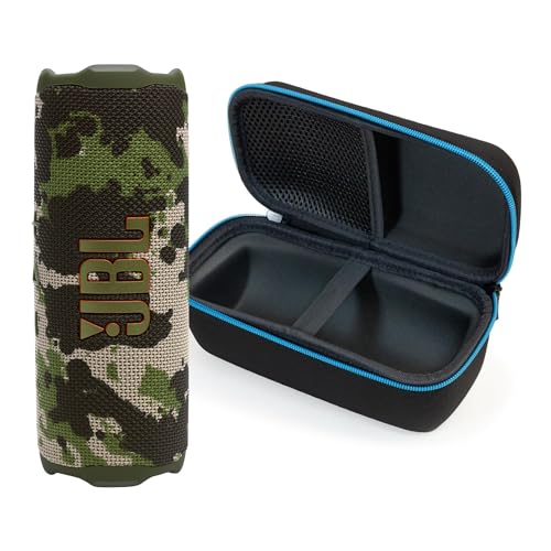 Image of JBL Flip 7 (Squad) + Bundle with divvi! Protective Hardshell Case (Black)