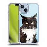 Head Case Designs Maine Noir Et Blanc Races de Chat Populaires Coque en Gel Doux Compatible avec Apple iPhone 14