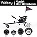 Yabbay Hoverboard Seat Attachment with a Larger Seat, Safety Flag, Handguard Compatible with 6.5'', 8'', 8.5'', 10'' Hoverboards for Kids and Adults - Go Kart Accessory for Fun and Safe Riding!