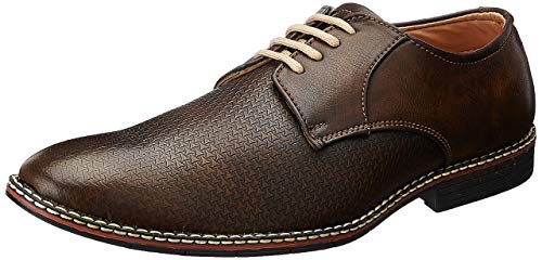 Image of Centrino Men Coffee Formal Shoes-8 UK /India (42 EU) (4210-002)
