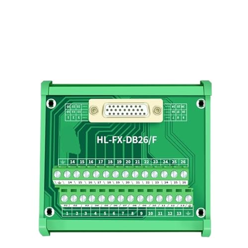 Módulo de interfaz D-Sub DB26 HL-FX-DB26F con bornas de carril DIN 2