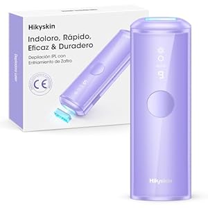 Hikyskin Depiladora Laser Hielo Zafiro – 10 Minutos de Depilación de