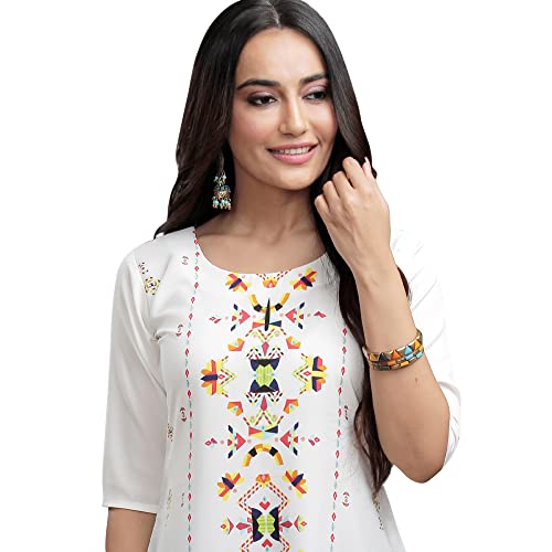 Image of Pinkmint Women's Crepe Floral Regular Fashion Vest