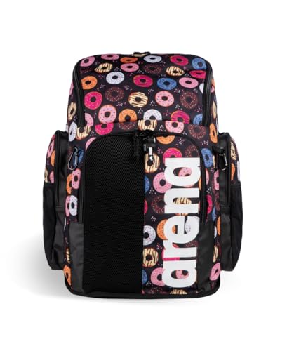 Image of ARENA Spiky III Backpack 45 Swimming Athlete Sports Gym Rucksack Large Training Gear Equipment Swim Bag for Men and Women, 45 Liters, Donuts