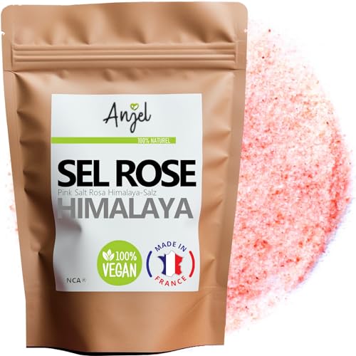 Sel rose de l'Himalaya 100g - Grain fin - Sel délicat, Sain et Riche en Oligo-éléments et minéraux essentiels - Relaxation cutanée - 100% Naturel - NCA