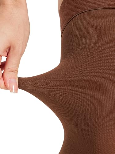 Image of TOFLY Thigh High 15-20 mmHg Compression Stocking, Open Toe Medical Compression Socks with Silicone Dot Band-Best Support for Nursing Sports Varicose Veins
