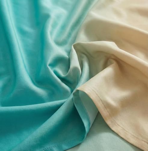 Image of Premium 7D Printed King Size Bedsheet Set with Pillow Covers Soft Cotton Blend Double Bedsheet for Home (Pillow Covers :18x28 inches Bedsheet :90x100 Sea Green)