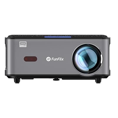 FunFlix P1 Android 4K Supported Bluetooth 5G Wi-Fi LED Full HD Projector, 150W lamp, 300 inch image