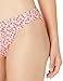Amazon Essentials Women's Classic Bikini Swimsuit Bottom, Pale Peach Micro Floral, Small