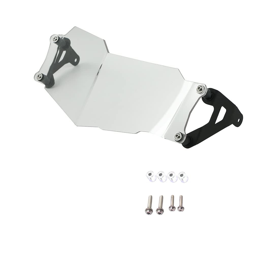 Riloer Motorcycle Headlight Protection Cover Headlamp Protector Guard Cover Transparent/Green Compatible with BMW F750GS F850GS 2018 2019 Transparent