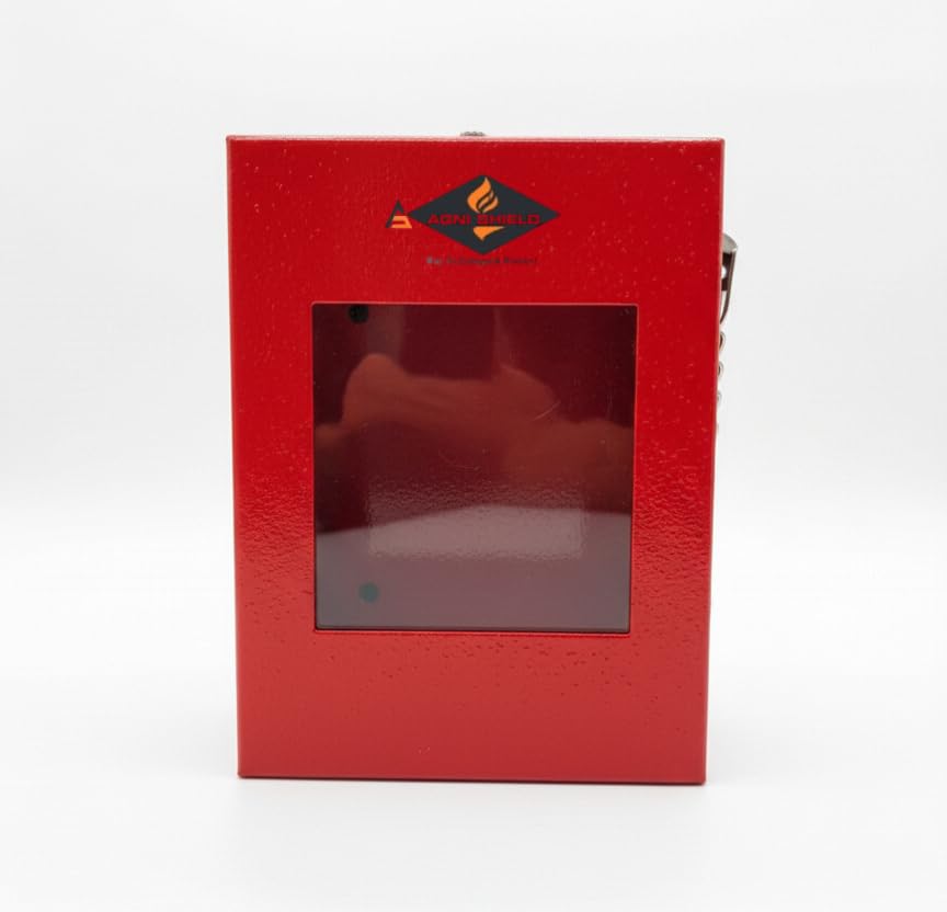 Agni Shield Emergency EXIT Key Box with Chain Hammer for Factories, Warehouse, Storage and Commercial Premises-image-3