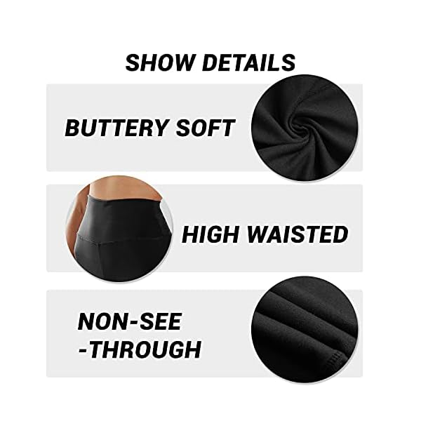 YOLIX 2 Pack Plus Size Capri & Ankle Leggings for Women, 2X 3X 4X High Waisted Black Workout Leggings