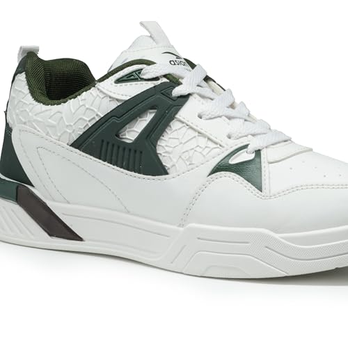 Image of ASIAN Men CHICAGO-02N Stylish Casual Mid Top Sneakers and Trendy Shoes with Laces for Men & Boys | Perfect for Wearing to Outings, and Comfortable All-Day Use, Stylish and Durable-CHICAGO-02N$