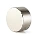 SUNKEE Round 40x20mm / 1.57"x0.79" N48 Rare Earth strong magnet , 1 4/7" Diameter 4/5" Thickness Disc Neodymium Magnet