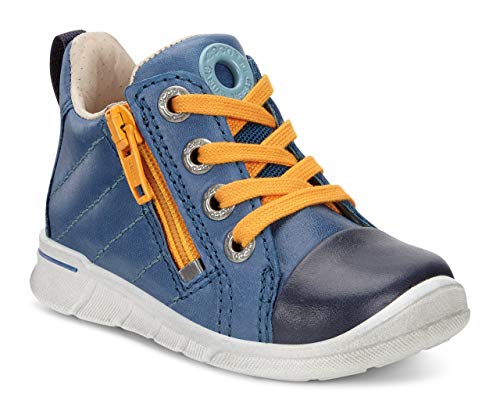 ECCO First - Baby - Kids Learn to Walk Shoes, Blue 50278marine Poseidon, 23 EU