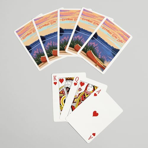 Baraja de Póker Broken Bow Lake, Oklahoma, 52 cartas miniatura 7