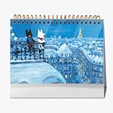 卓上カレンダー リサとガスパール 2026年 新カレンダー 月間カレンダー ページめくり 実用性 おしゃれ プレゼント