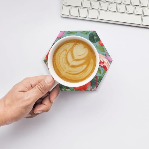 Dessous de verre boisson tapis de table absorbant céramique liège pour verre mug tasse avec support