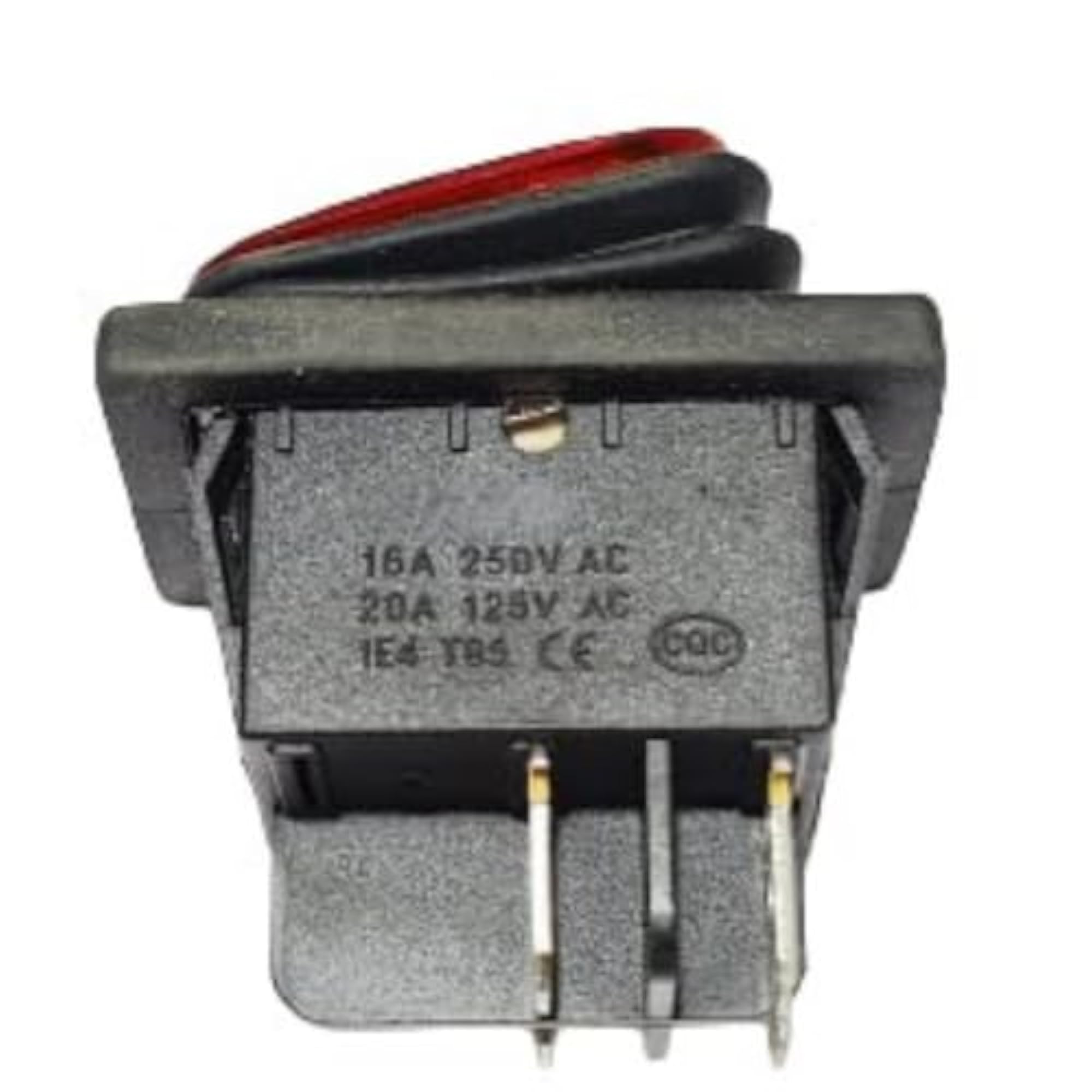Waterproof Rocker Switch 4Pins with LED KCD4, Pack of 1