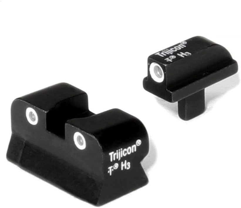 Trijicon 3 Dot Front And Rear Night Sight Set for Colt Government with .055 Narrow Tang