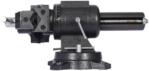 5"" Multi-jaw Rotating Bench Vise,Multipurpose Vise Bench,360-Degree Rotation Clamp on Vise with Swivel Base and Head,5inch Black, YYUE-231130-53