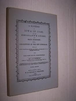 Hardcover A glimpse of Iowa in 1846 Book