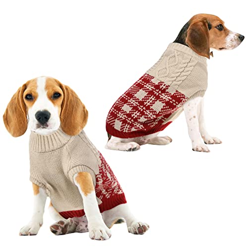 Knit Dog Sweaters for Fall