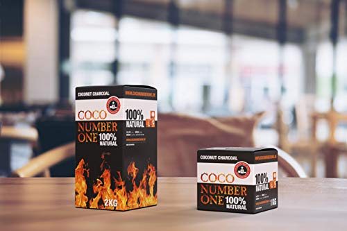 Coconumberone® Premium Shisha Kohle aus Indonesien I Naturkohle Kokos-Kohle Shisha Kokosnuss Kohle für Shisha & Grill I… – Bild 3