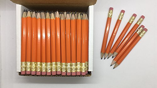 Lápices Half con Borrador Naranja, Caja x72 miniatura 2