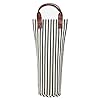 Kato Tirrinia Single Wine Cooler Bag - 750ml, Insulated Bottle Bag with Handle, Portable Bottle Carrier for Travel Picnic, Padded Bottle Gift Bag for Wine Lover, Stripe