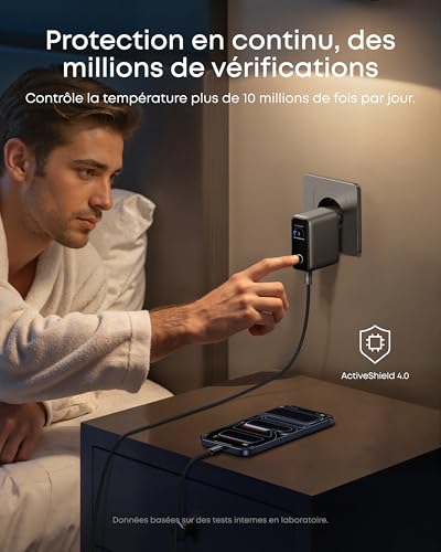 Anker Chargeur Bloc USB C Max 3 Ports - vue 9