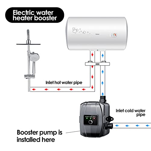 Pressure Booster Pump, LASIEYO 24V Household Water Booster Pump - Image 3