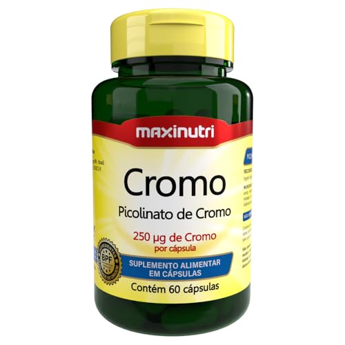 Cromo (Picolinato de Cromo) 100% IDR - 60 Cáps., Maxinutri