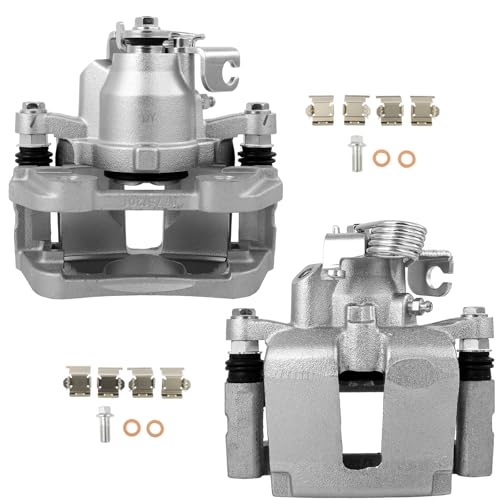 Image of SCITOO 18B5467 18B5466 Rear Brake Calipers Fit For Ford For Explorer For Flex For Taurus 2013-2019,For Lincoln For MKS 2013-2015,For Lincoln For MKT 2013-2019, Disc Brake Caliper Assemblies,2PCS