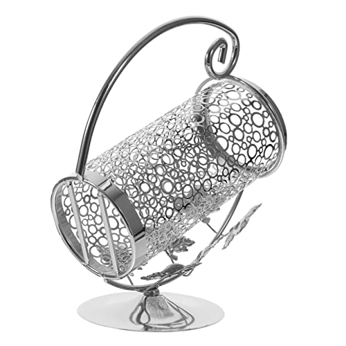 Anneome 3 Peças De Suporte De Vinho De Ferro Nórdico Enfeites De Prata