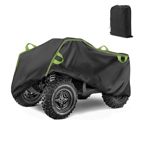BIRNN Funda para Quad ATV para Hisun HS 125 SE 2000–2010, Cubierta Funda para Quad ATV Cover, Cubierta de ATV para Exteriores Impermeable, contra el Polvo a Prueba UV, B Green