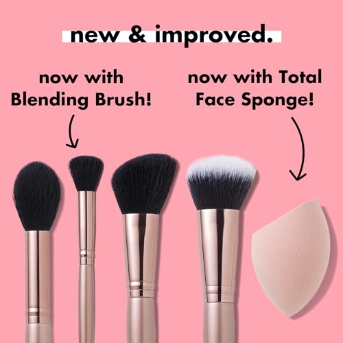 e.l.f. Full Face Makeup Brush & Sponge Set