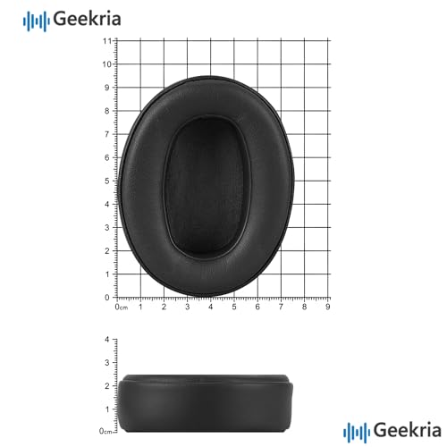 Almohadillas de reemplazo Geekria para Sony WH-XB900N, WH-CH710N, WH-CH720N, WH-RF400, MDR-RF895RK, color negro miniatura 6