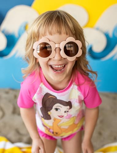 Image of Disney Princess Frozen Marvel Elsa Minnie Toddler Girl Swimsuit Tankini Bathing Suit 2 Piece Swimwear UPF 50+ Rashguard