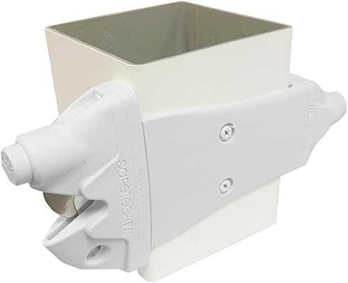 Miniatura 9 de Safetech Hardware Pestillo de puerta de dos lados para poste de 2 pulgadas, diseño envolvente, sin taladrar a través del poste, pestillo de puerta