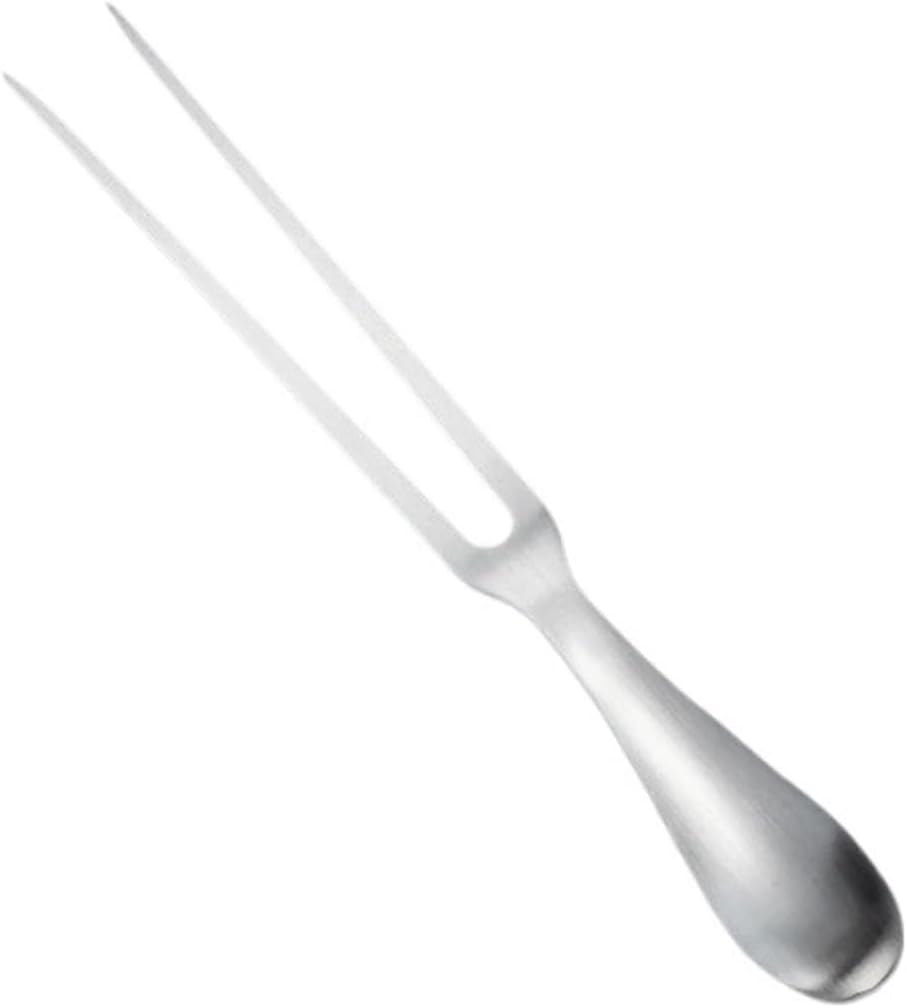 Genérico 304 Stainless Steel Meat Carving Forks 11inch BBQ Serving Tools - Durable Ergonomic for Kitchen Roasting Grilling Prep(S)