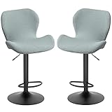 XGANGM Stretch Bar Stool Chair Covers Set of 6/4/2 Low Back Swivel Kitchen Pub Shell Chair Slipcover