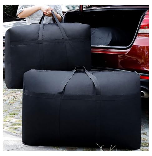 230L Extra Large Moving Bag - Waterproof Foldable Travel Luggage Storage Bag - Black4