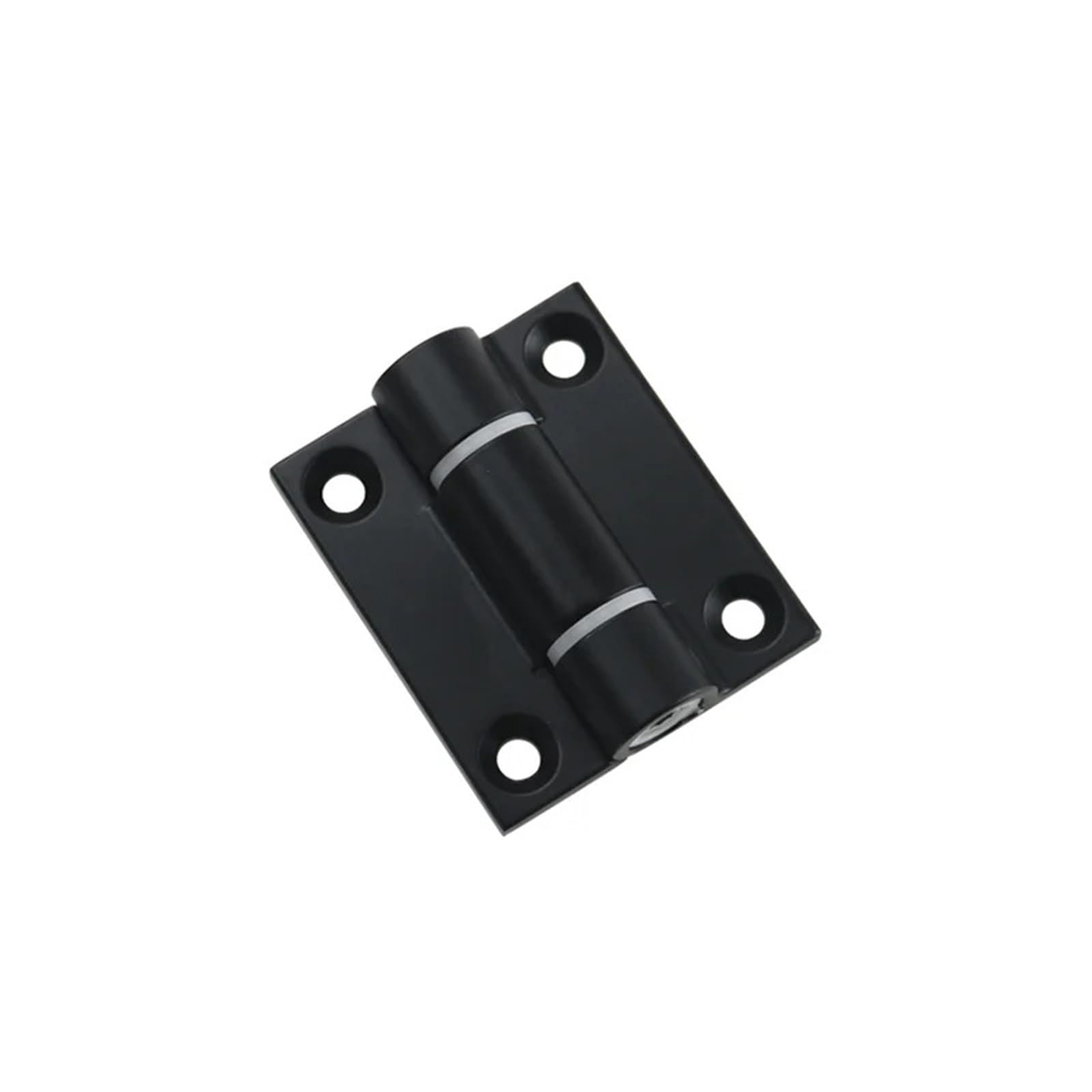 Charnière à couple réglable acier inoxydable 304 avec butée amortissement noir