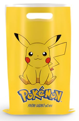 Pokémon Fournitures de fête | Sacs cadeaux | 15 ans et plus | Pikachu | 50 sacs
