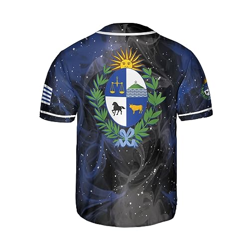Leeprints Personalized Uruguay Jersey, Uruguay Soccer Shirt Baseball Uruguay Flag Jersey for Men Women Country Shirts miniatura 3