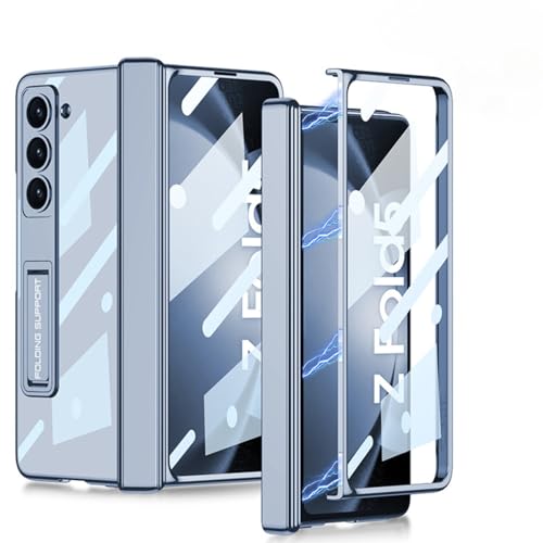 Coque pliable Samsung Galaxy Z Fold5 bleu clair pour une utilisation active