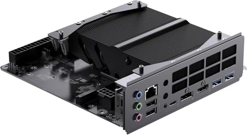 MINISFORUM BD895i SE Mini-ITX-Mainboard, AMD Ryzen 9 8945HX (16 C / 32 T, bis zu 5,4 GHz), PCIe 5.0 x16-Steckplatz, Zwei M.2 PCIe 4.0-Steckplätze, DDR5, HDMI/DP/USB-C, RJ45 2,5 GbE, USB 3.2 Gen 2