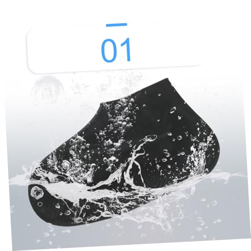 Fundas impermeables para zapatos para hombre, fundas de silicona para actividades al aire libre, playa, campamento y viajes miniatura 6