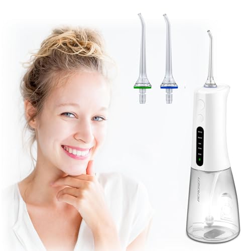 Berdsen Munddusche Ersatzdüsen Set 2 Stück Irrigator BD-200 Düse Zahnfleischpflege Transparent – Bild 6